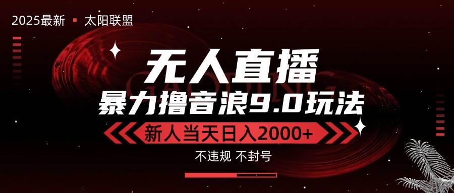 （15358期）抖音无人直播新玩法9.0版：躺赚音浪，新手当天就能收2000+-安索博客网
