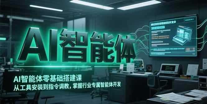 （15257期）AI智能体零基础搭建课：从装工具到调教指令，搞定你行业的专属智能体-安索博客网