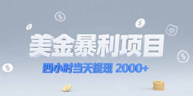 15251期：赚美金的大项目，四小时搞定2000+，选对赛道的人才有机会-安索博客网