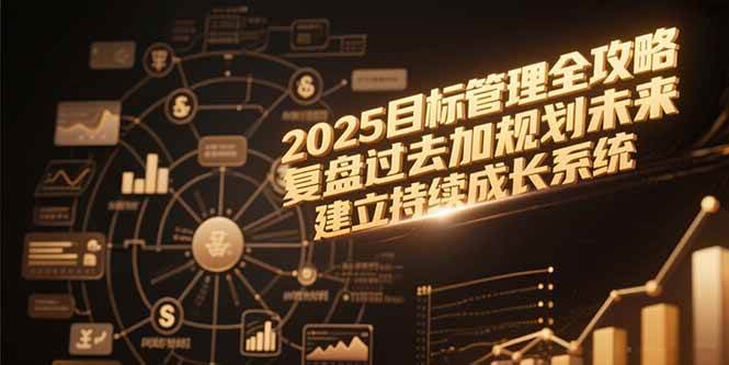 （15199期）2025目标管理全攻略，复盘过去加规划未来，建立持续成长系统-安索博客网