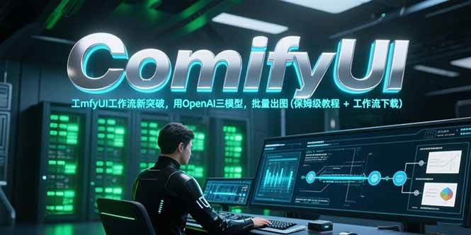 这期干货炸了！ComfyUI新玩法，搭配OpenAI三个模型，批量出图超简单（附保姆级教程+工作流下载）-安索博客网
