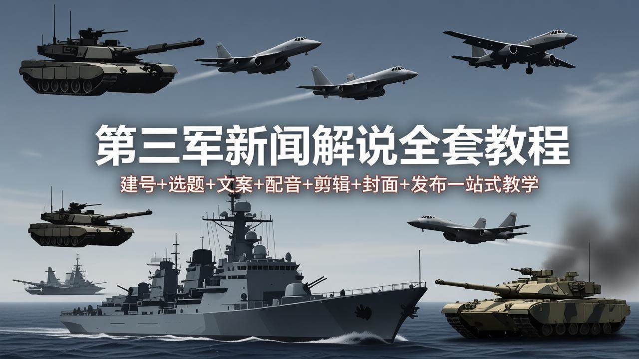 手把手教你做军迷新闻号：从建号到发片全流程，一节课搞定-安索博客网