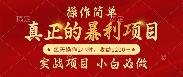 （14978期）这项目真暴利！简单好上手，每天收益1200+，自己当老板-安索博客网