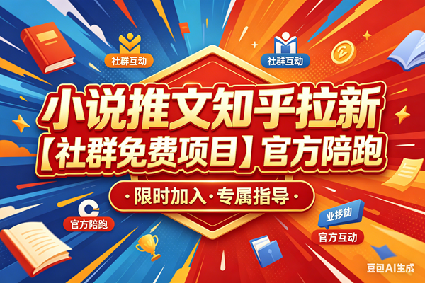小说推文+知乎拉新【免费社群项目】官方带你一起玩-安索博客网