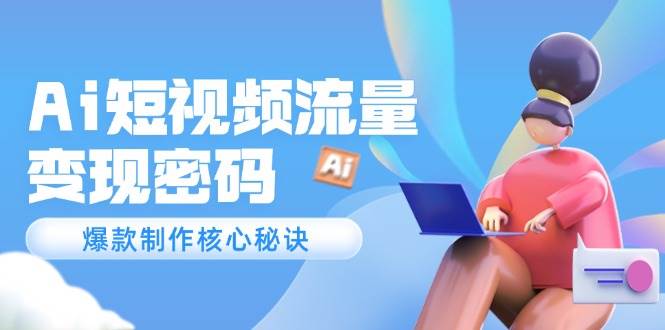 Ai短视频流量密码大揭秘！爆款制作核心技巧，120万案例深度拆解-安索博客网