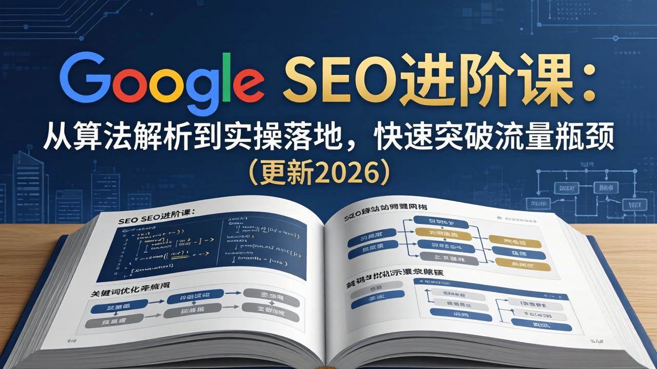 （18048期）Google SEO进阶课：从算法到实操，轻松搞定流量瓶颈（更新2026）-安索博客网
