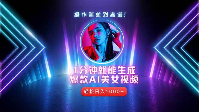 2025年最香副业：用AI做短视频，零基础也能搞个爆款号！-安索博客网