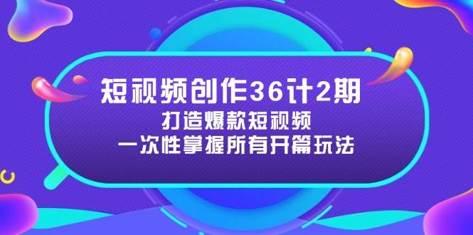 （14665期）短视频创作36计2期：手把手教你搞定爆款视频开头，让观众一看就停不下来-安索博客网