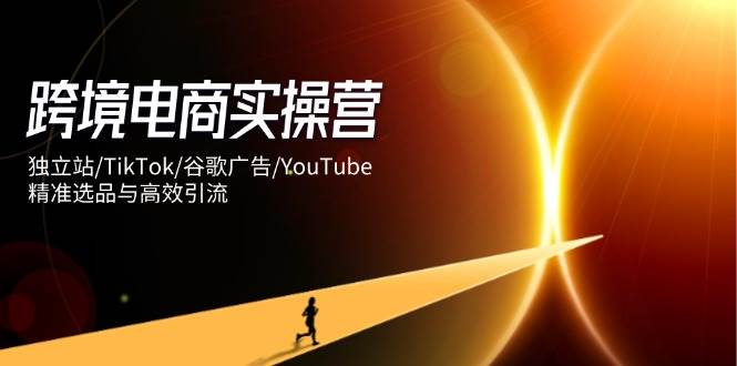跨境电商实操营：独立站、TikTok、谷歌广告、YouTube，精准选品和高效引流-安索博客网