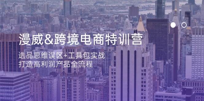 （14295期）漫威 跨境电商特训营：选品避坑+工具实战，轻松搞定高利润产品全流程-安索博客网