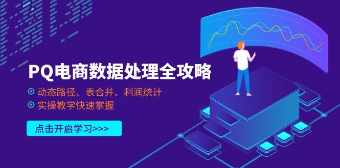 （14240期）手把手教你玩转PQ电商数据处理：动态路径、表合并、利润统计，轻松上手快学快用-安索博客网
