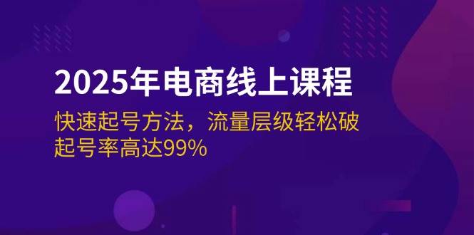 （14329期）2025年电商线上课：零基础快速起号，流量飞起不是梦，成功率99%-安索博客网