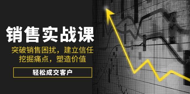销售实战课：搞定销售难题，学会建立信任、挖出需求、放大价值，轻松成交客户-安索博客网