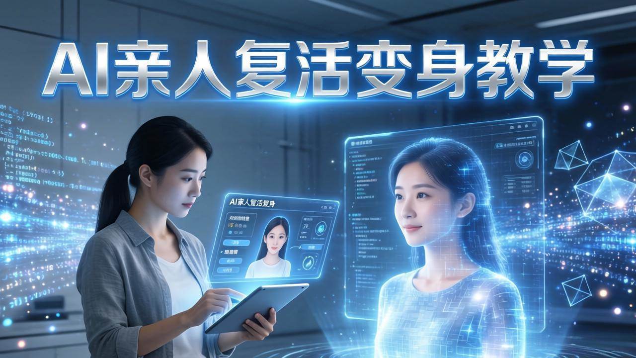 （17940期）教你用AI“复活”亲人，最近超火的项目，涨粉飞快，还能接单赚私域钱，带徒弟也行-安索博客网