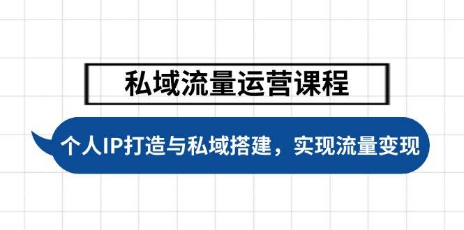 （14137期）手把手教你玩转私域流量，打造个人IP，轻松实现流量变现-安索博客网