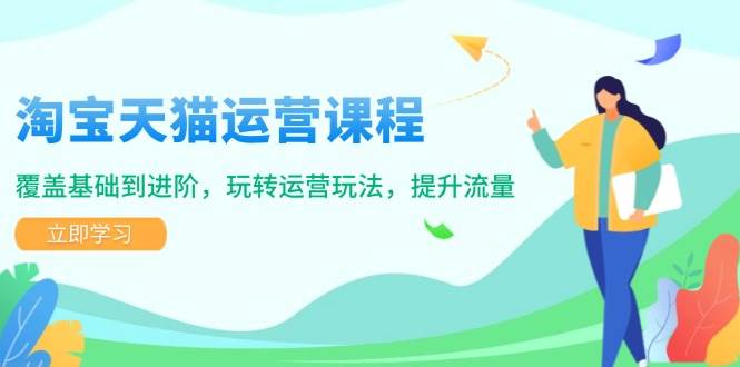 （14002期）淘宝天猫运营课，从零基础到高手，轻松玩转运营，流量蹭蹭涨-安索博客网