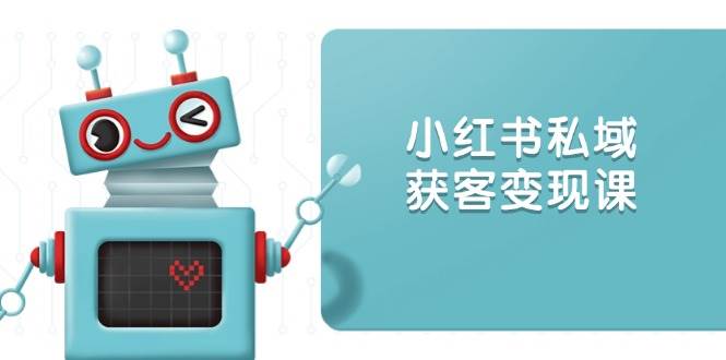 （13955期）小红书私域获客变现：账号怎么搭、内容咋写、规则咋看、投放咋搞、引流咋玩-安索博客网