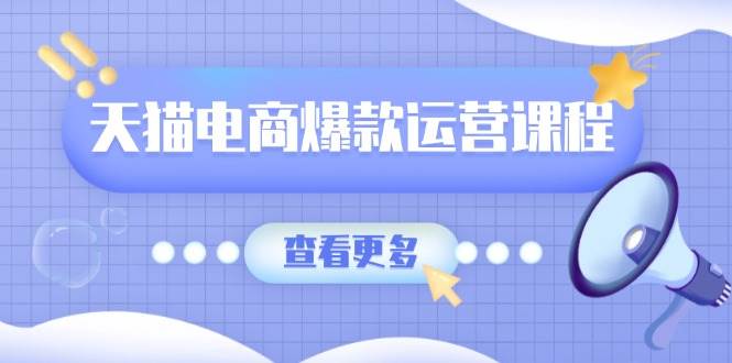 （13910期）天猫电商爆款运营课：手把手教你提炼卖点、玩转流量，多套模型一次学透-安索博客网