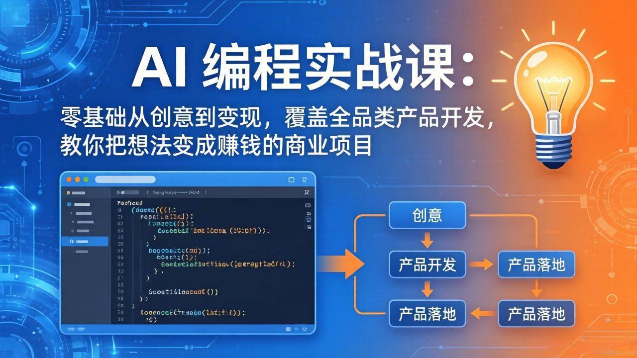 17895期AI编程实战课（第三期）更新了！零基础也能把想法变成赚钱的项目-安索博客网