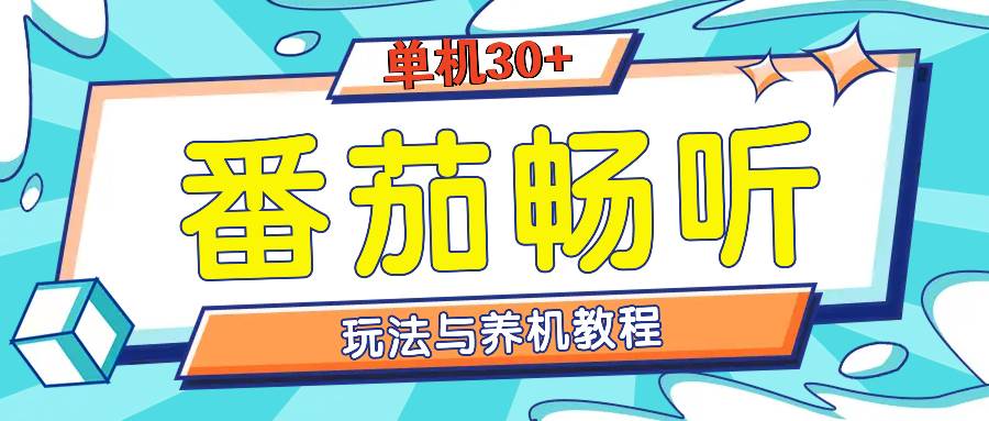 番茄畅听全攻略：一部手机轻松日入30+-安索博客网