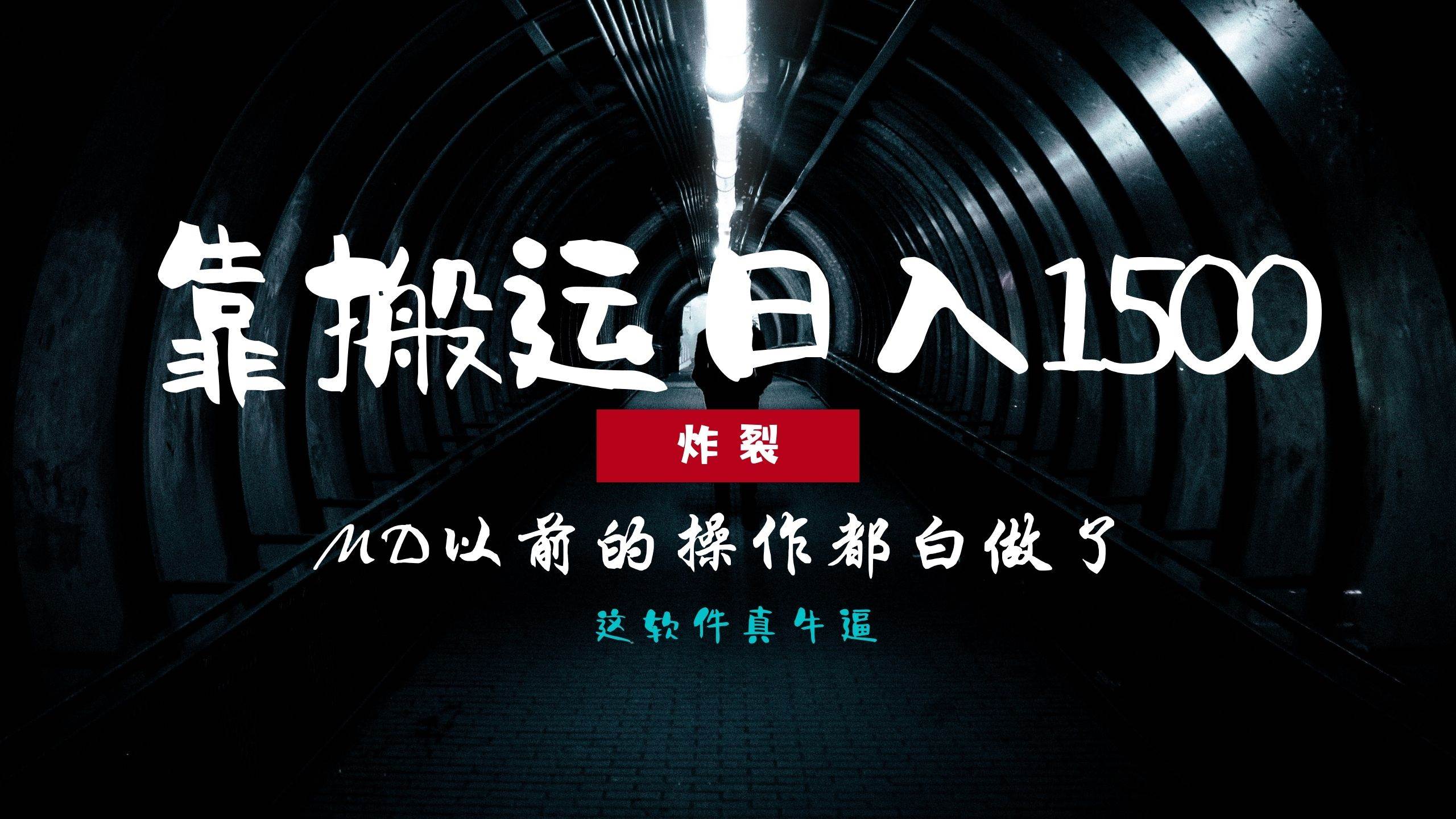 天哪！零基础搬运也能轻松日赚1500+，之前那些方法全白费了！-安索博客网