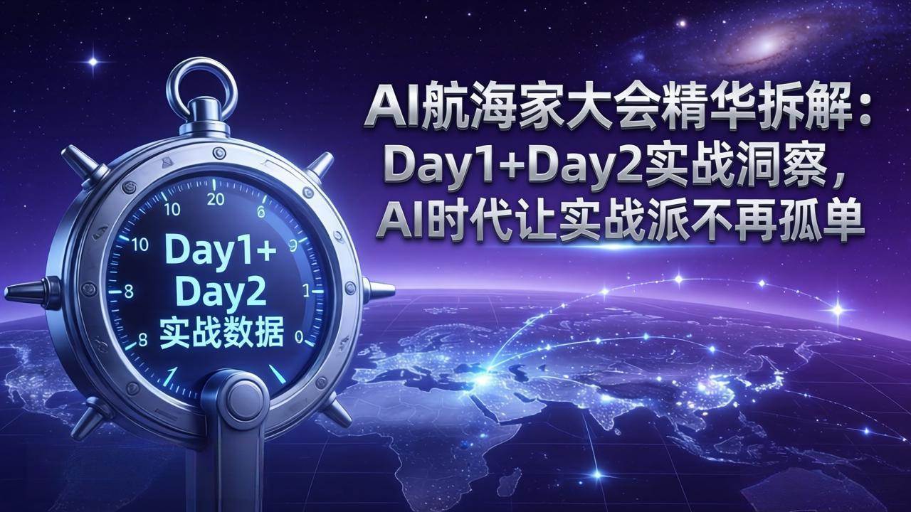 AI航海家大会干货分享：Day1+Day2实战心得，AI时代让行动派不再孤单-安索博客网