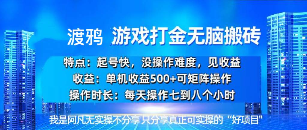 （13501期）韩国超火游戏，打金搬砖超简单，单机日赚500+-安索博客网