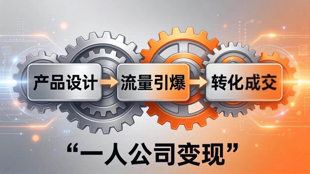 （17864期）一个人也能搞钱：从产品设计到流量引爆再到成交，打造不靠年纪吃饭的长期事业-安索博客网