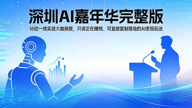 2026深圳AI嘉年华实录：16位实战大咖手把手教你用AI赚钱，全是能直接用的干货-安索博客网