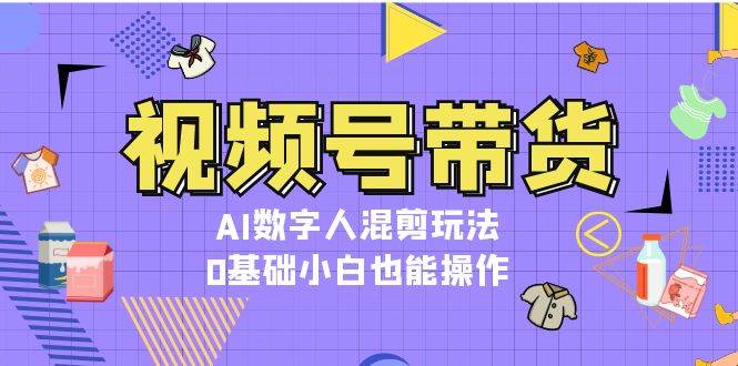 （13359期）视频号带货，AI数字人混剪玩法，小白也能轻松上手-安索博客网
