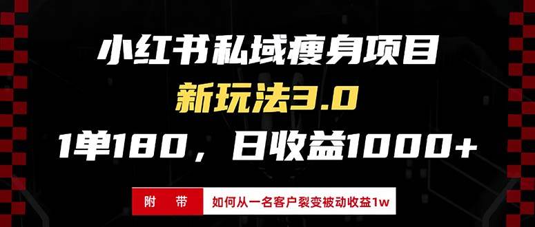 小红书瘦身项目3.0：小白也能日赚1000+，玩法超简单-安索博客网