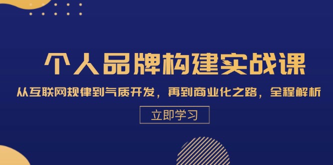 个人品牌实战指南：摸透互联网门道，玩转个人气质，轻松走上赚钱路-安索博客网