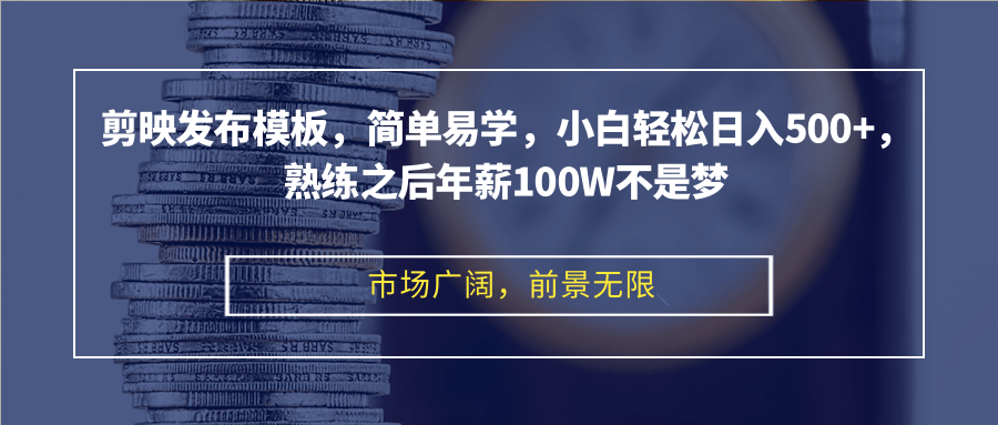 （12973期）剪映模板一学就会，小白也能轻松日赚500+，熟练后年薪百万不是梦-安索博客网