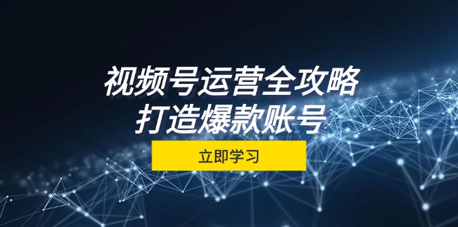 视频号运营全攻略：从入门到变现，手把手教你打造爆款-安索博客网