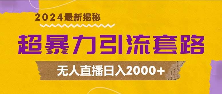 12800期直播课：超猛引流新招，无人直播日赚2000+-安索博客网