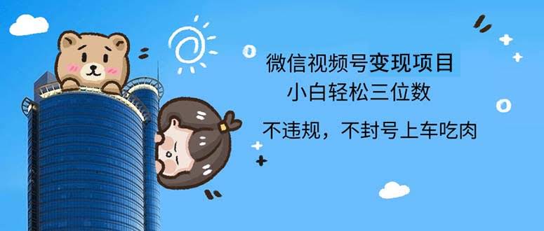 2024微信视频号新玩法，不用花钱，小白也能轻松日赚几百-安索博客网