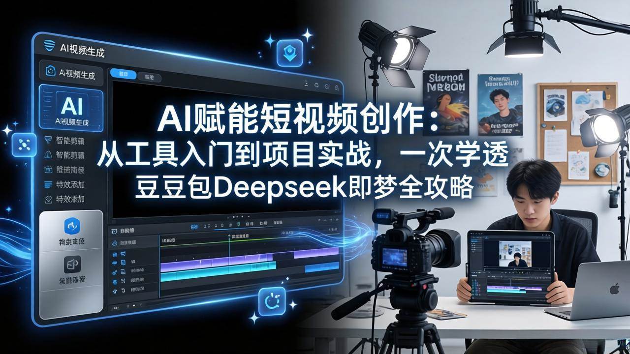 小白也能玩转AI短视频：豆包、Deepseek、即梦，一口气全搞定！-安索博客网