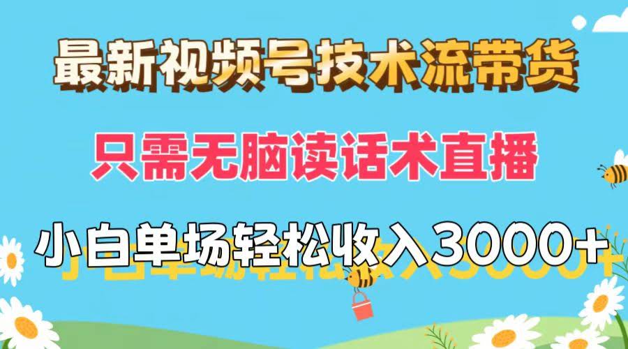 （12318期）视频号技术流带货新招：照着读话术就能赚钱，小白也能轻松玩转-安索博客网