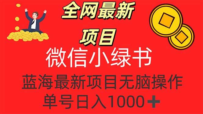 微信小绿书项目，最新风口赶紧冲，别错过！-安索博客网