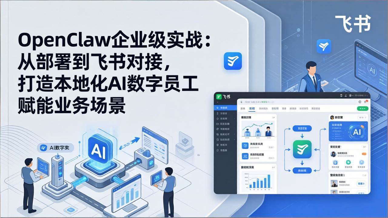 （17716期）手把手教你用OpenClaw搞个本地AI员工：从部署到飞书对接，玩转企业实战-安索博客网