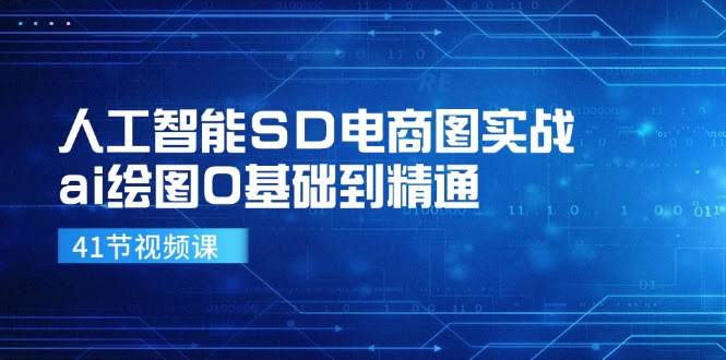 （11972期）AI生成电商图实战课，零基础也能学会的SD绘图（41节视频）-安索博客网