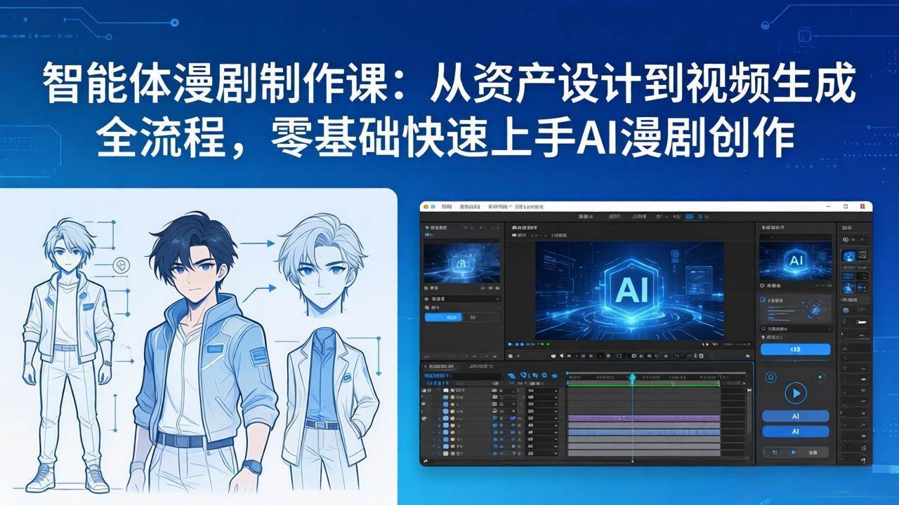 （17709期）智能体漫剧制作课：从零开始，轻松搞定AI漫剧创作-安索博客网