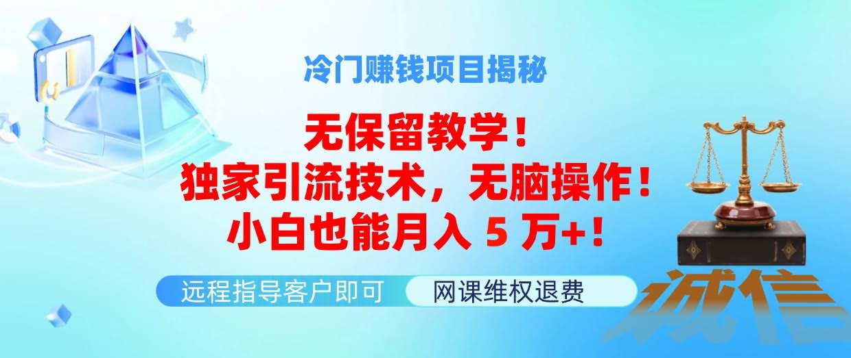冷门赚钱新路子！手把手教你，小白也能月入5万+-安索博客网