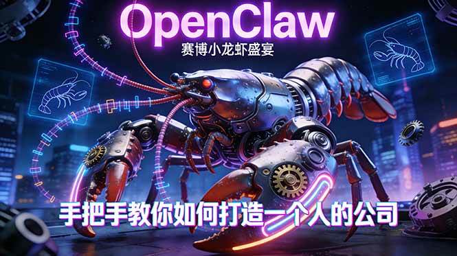 小龙虾OpenClaw：从普通产品到爆款，手把手教你一个人怎么开公司-安索博客网