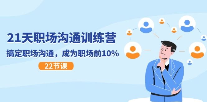 （11615期）21天职场沟通特训营，搞定职场沟通，成为职场前10%（22节）-安索博客网