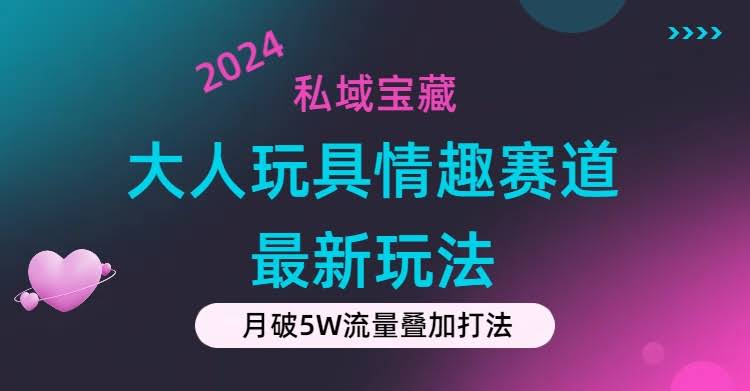 （11541期）私域宝藏：大人玩具情趣赛道合规新玩法，零投入，私域超高流量成单率高-安索博客网