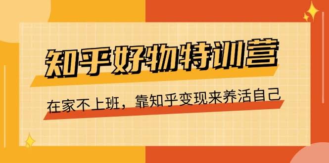 （11369期）知乎好物特训营：在家就能干，靠知乎赚钱养活自己（16节）-安索博客网