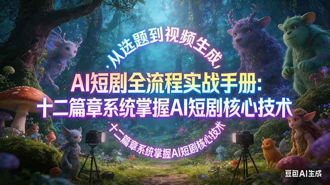 （17620期）AI 短剧全流程实战手册：从选题到视频生成，十二篇章带你玩转 AI 短剧核心技术-安索博客网