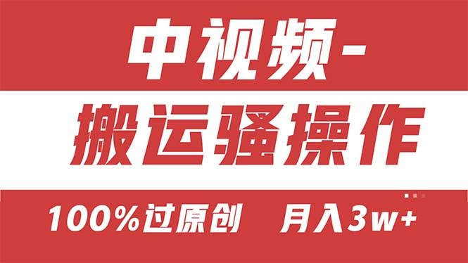 【中视频新玩法】双重去重轻松过原创，搬运就能赚钱，一键多平台发布，一个人也能干-安索博客网