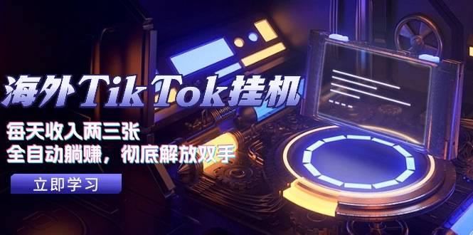 （10994期）海外TikTok挂机，每天躺着赚个两三百，全自动操作，彻底解放双手！-安索博客网